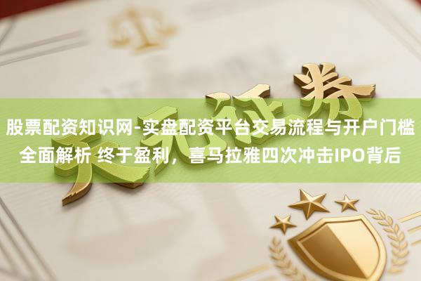股票配资知识网-实盘配资平台交易流程与开户门槛全面解析 终于盈利，喜马拉雅四次冲击IPO背后