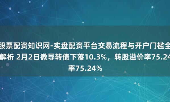 股票配资知识网-实盘配资平台交易流程与开户门槛全面解析 2月2日微导转债下落10.3%，转股溢价率75.24%