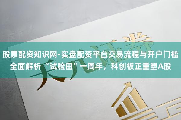股票配资知识网-实盘配资平台交易流程与开户门槛全面解析 “试验田”一周年,科创板正重塑A股