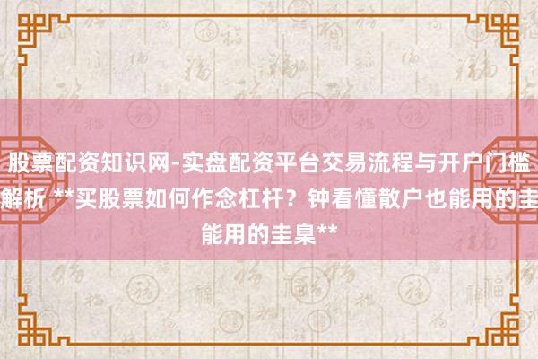 股票配资知识网-实盘配资平台交易流程与开户门槛全面解析 **买股票如何作念杠杆？钟看懂散户也能用的圭臬**